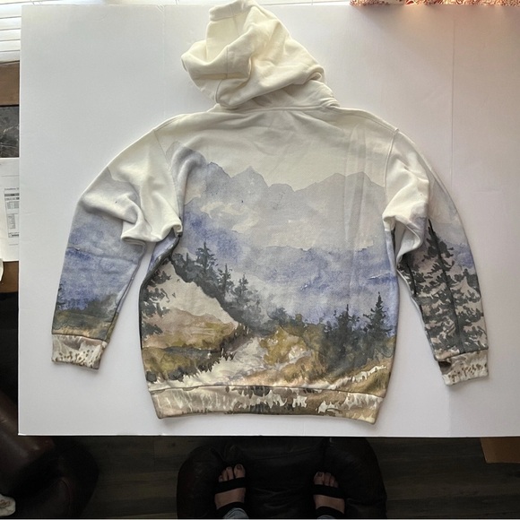 GUCCI x The North Face Forest Sweatshirt Size XS 672474 Hoodie Logo Cotton Top - Picture 11 of 16